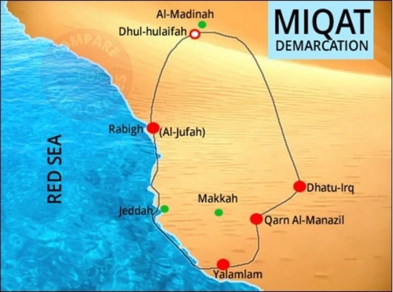 Pembagian Miqat Maqani dalam Ibadah Umrah: Panduan Lengkap Sesuai Mazhab